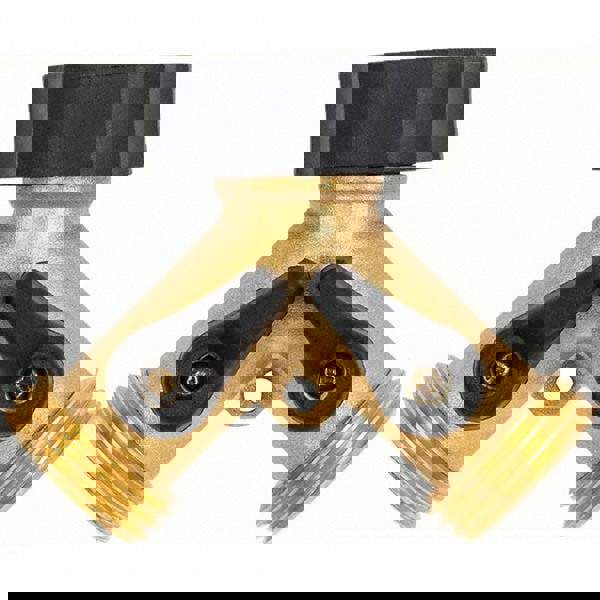 Garden Hose Shut-Off Valve: Female & Male, 3/4